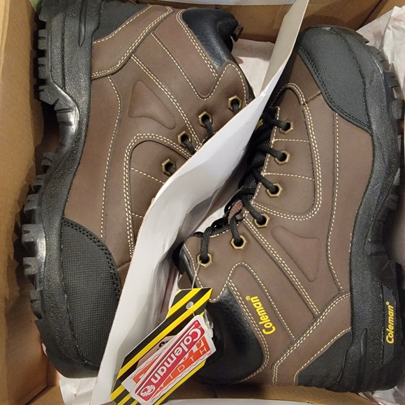 Coleman Men's Steel Toe Work Boot Foundation ST Size 7.5 Wide NEW! - Picture 1 of 6